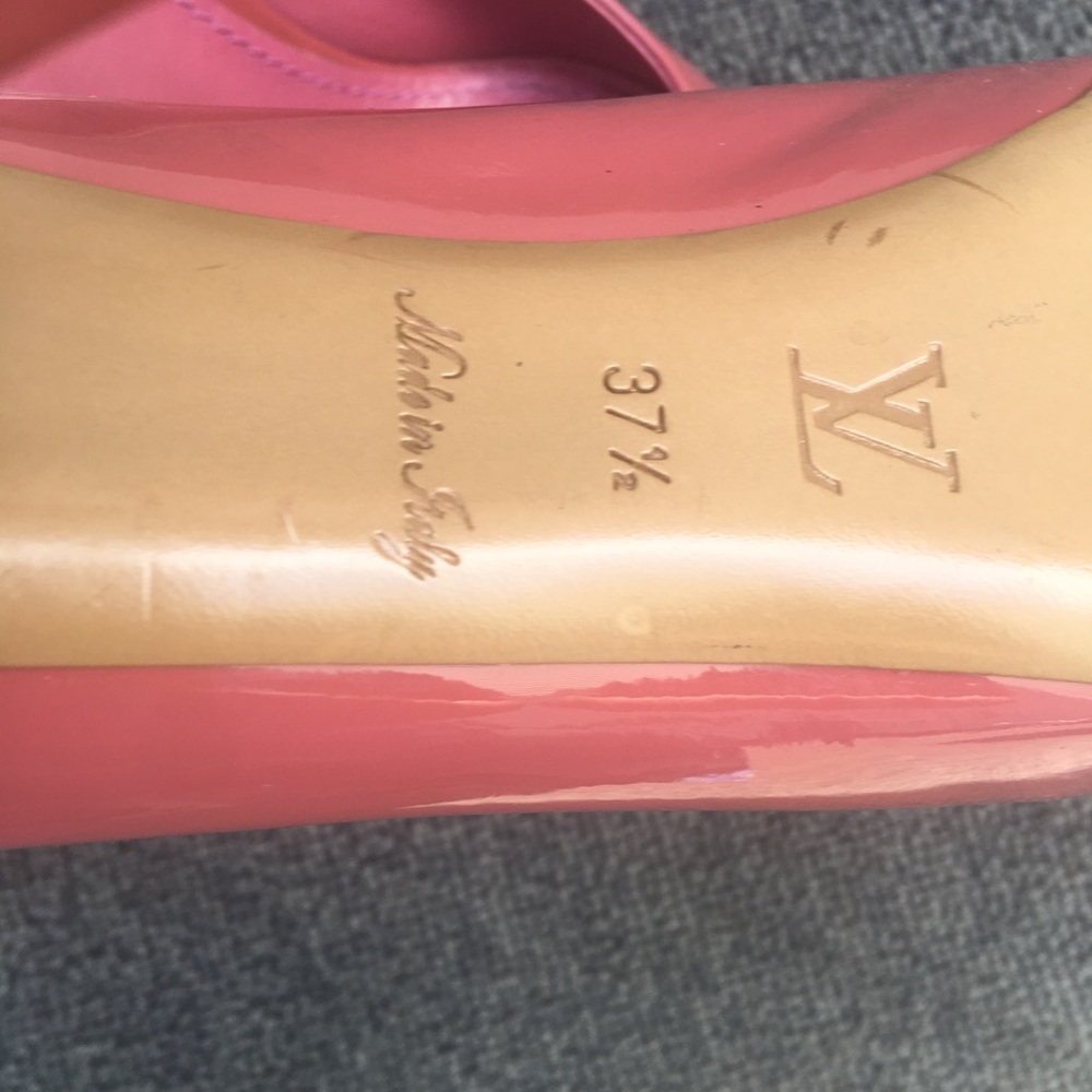 Authentic LV Patent Leather Open-Toe - Picture 4 of 4